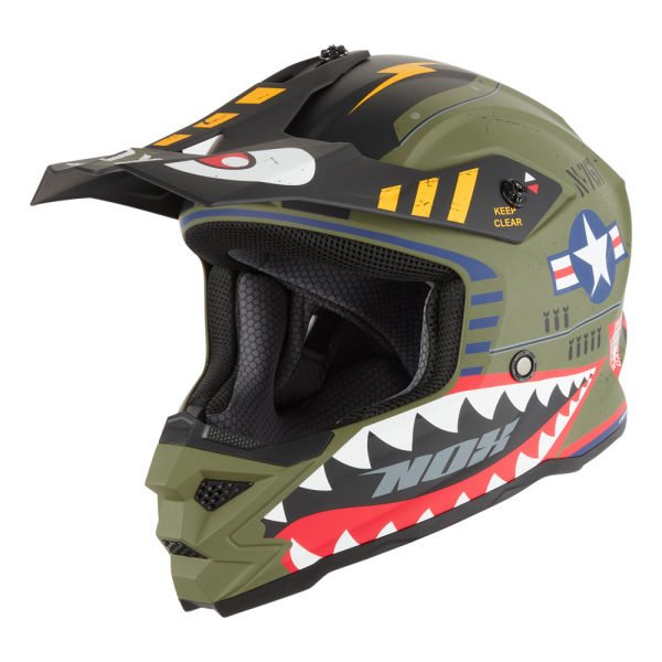 [N761-S-KHAKI] NOX – N761 Fighter – Dökkgrænn (S)