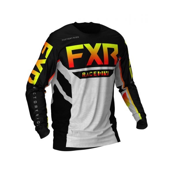 FXR – Podium MX peysa – Svört/Grá/Rauð