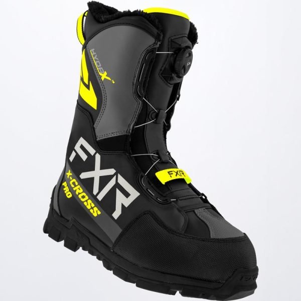 FXR – X-Cross Pro Flex BOA skór – Svartir/Gulir