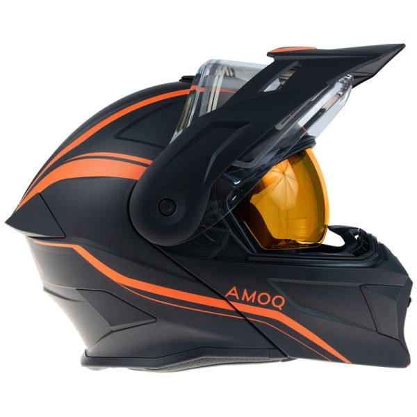 [AM25160106-2] Amoq – Ballast – Svartur/orange (M)