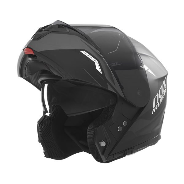 [N968-S-BLK/WHT] NOX – N968 Kjálka – Svartur/hvítur (S)