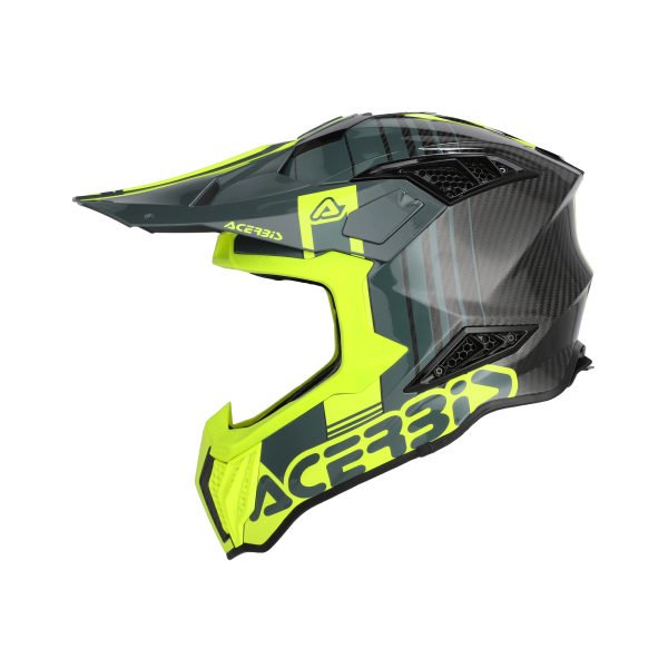 [0026832-457-062] Acerbis – Airstrike Carbon – Svartur/Gulur (S)