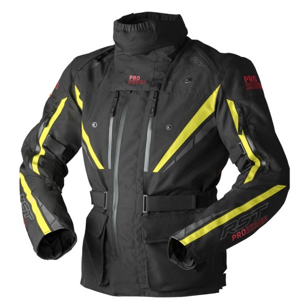 [103657F-YEL-40] RST – Paragon D3O jakki – Svartur/Neon (S)